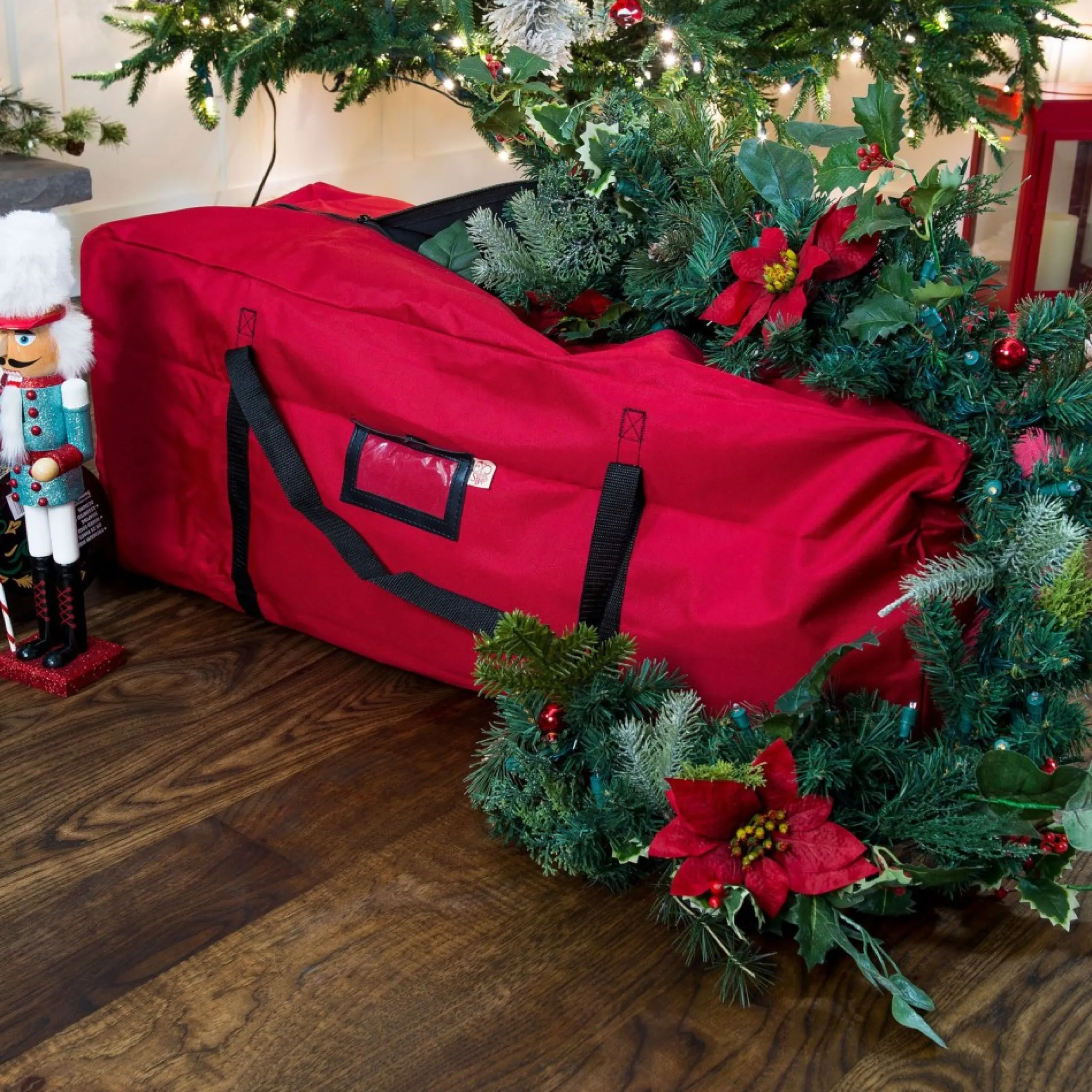 36" Red Multi Use Christmas Tree Storage Bag