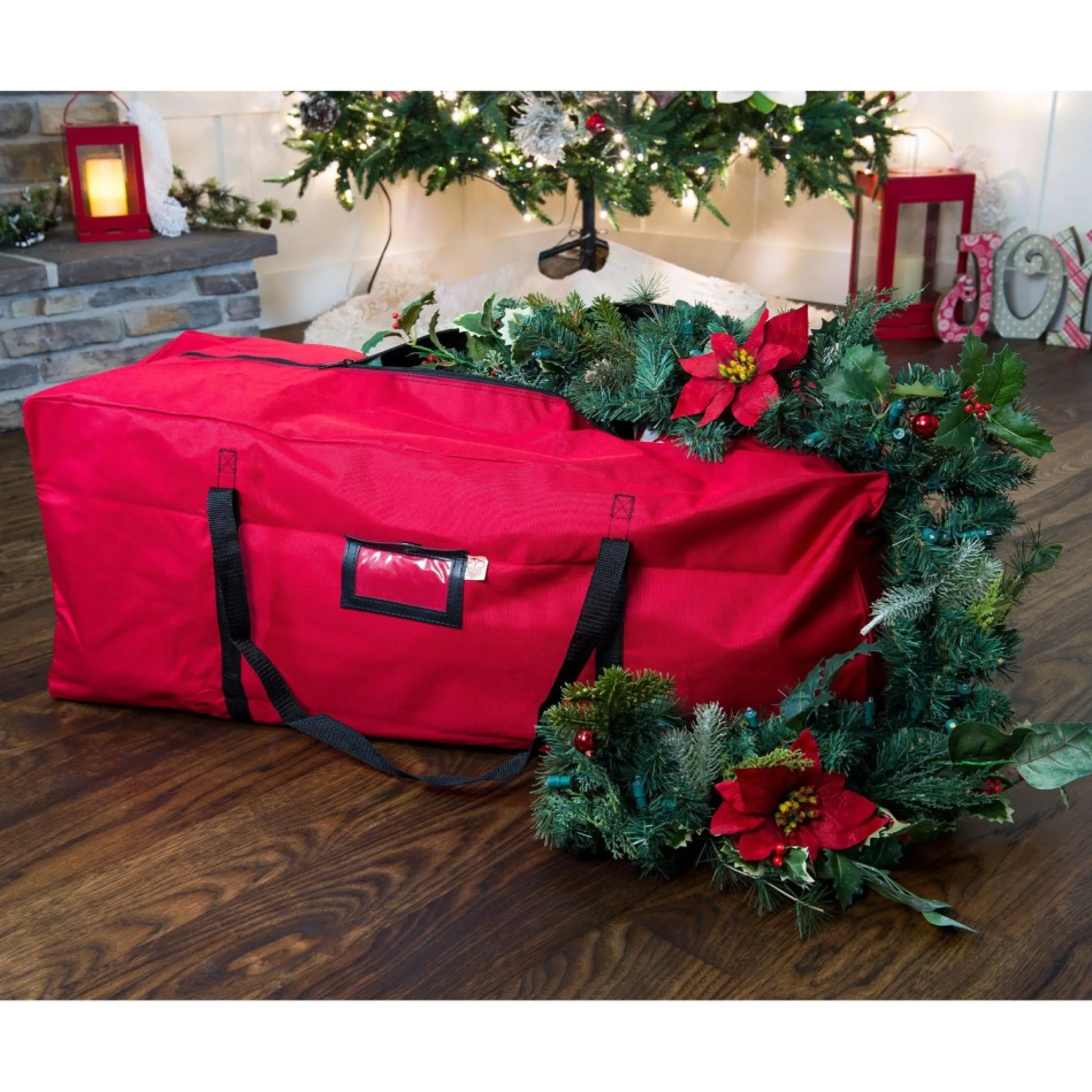 36" Red Multi Use Christmas Tree Storage Bag