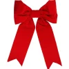 48" Red Solid Traditional Bow Christmas Decor