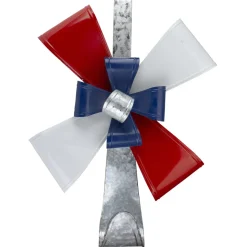 21.25" Red, White And Blue Christmas Wreath Hanger