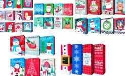 Set Of 672 Christmas Gift Bags With Spinner Retail Rack