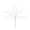 Set Of 2 Lighted Led Starburst Christmas Tree Topper - White Lights
