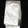 Shimmering Silver Wired Craft Ribbon 3" X 20 Yards