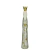 23.5" Silver And Gold Distressed Finish King Balthazar Wise Man Christmas Nativity Figurine