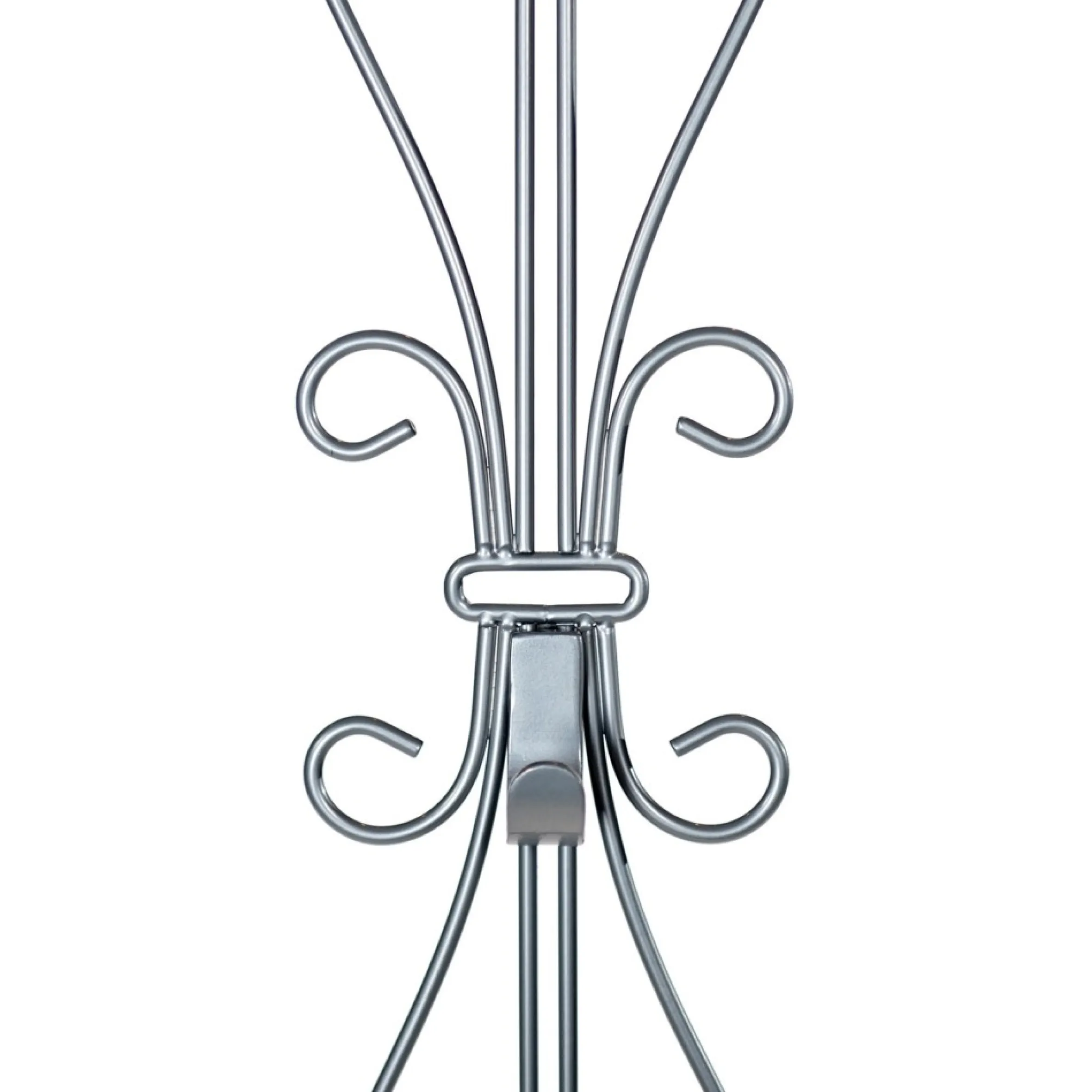 19.5" Silver Decorative Adjustable Wreath Hanger