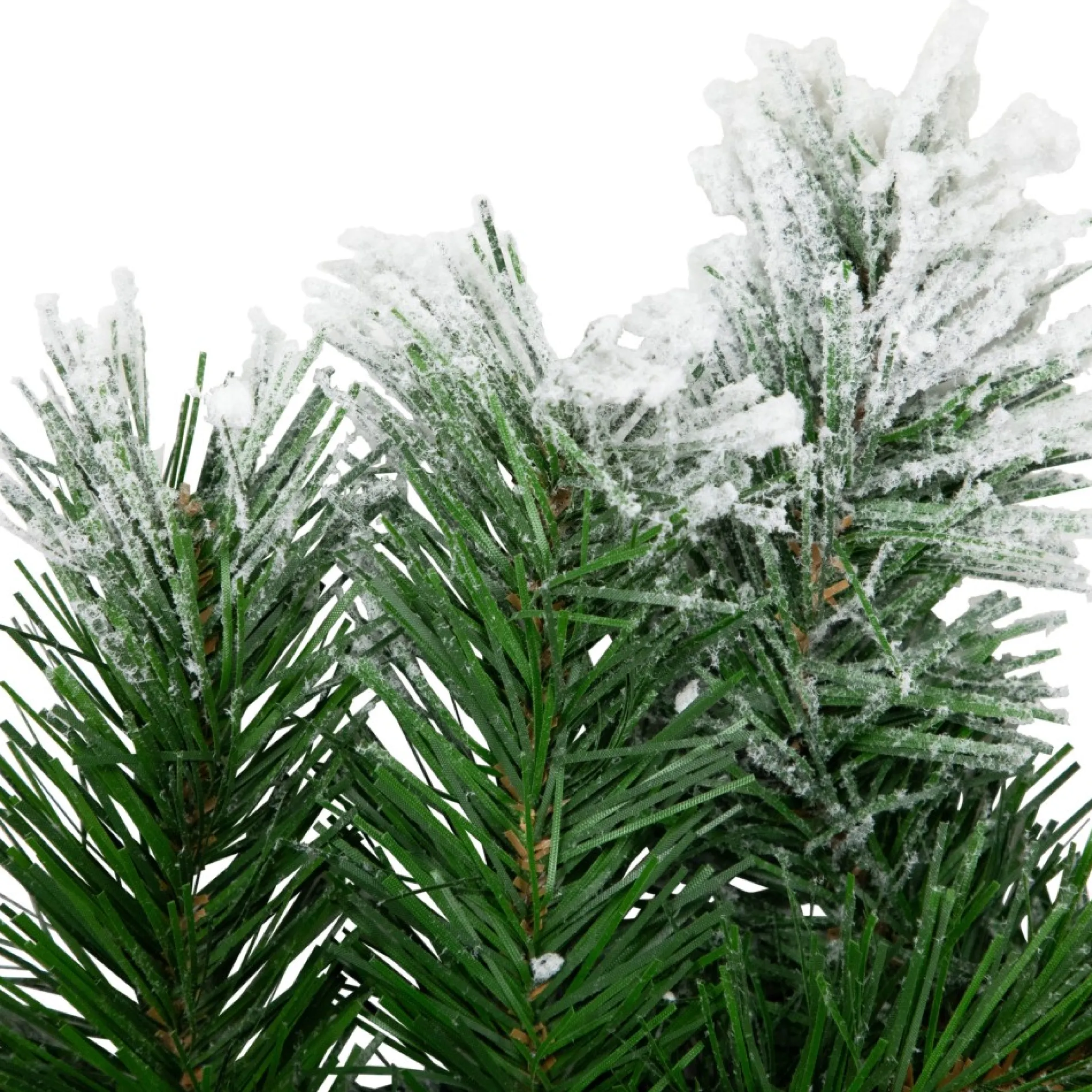 36" Snowy Flocked Angel Pine With Pine Cones Artificial Christmas Wreath - Unlit