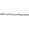 9' Twisted Iridescent And Silver Beaded Christmas Garland - Unlit