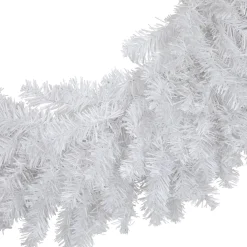 White Canadian Pine Artificial Christmas Wreath, 30 Inch, Unlit