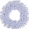 White Crystal Spruce Artificial Christmas Wreath - 20-Inch, Unlit