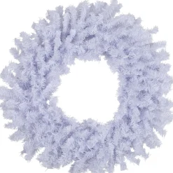 White Crystal Spruce Artificial Christmas Wreath - 20-Inch, Unlit