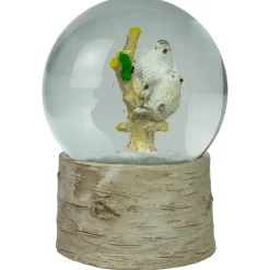 5" White Doves On A Branch Musical Christmas Snow Globe