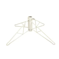 White Metal Folding Christmas Tree Stand For 4.5' Artificial Trees