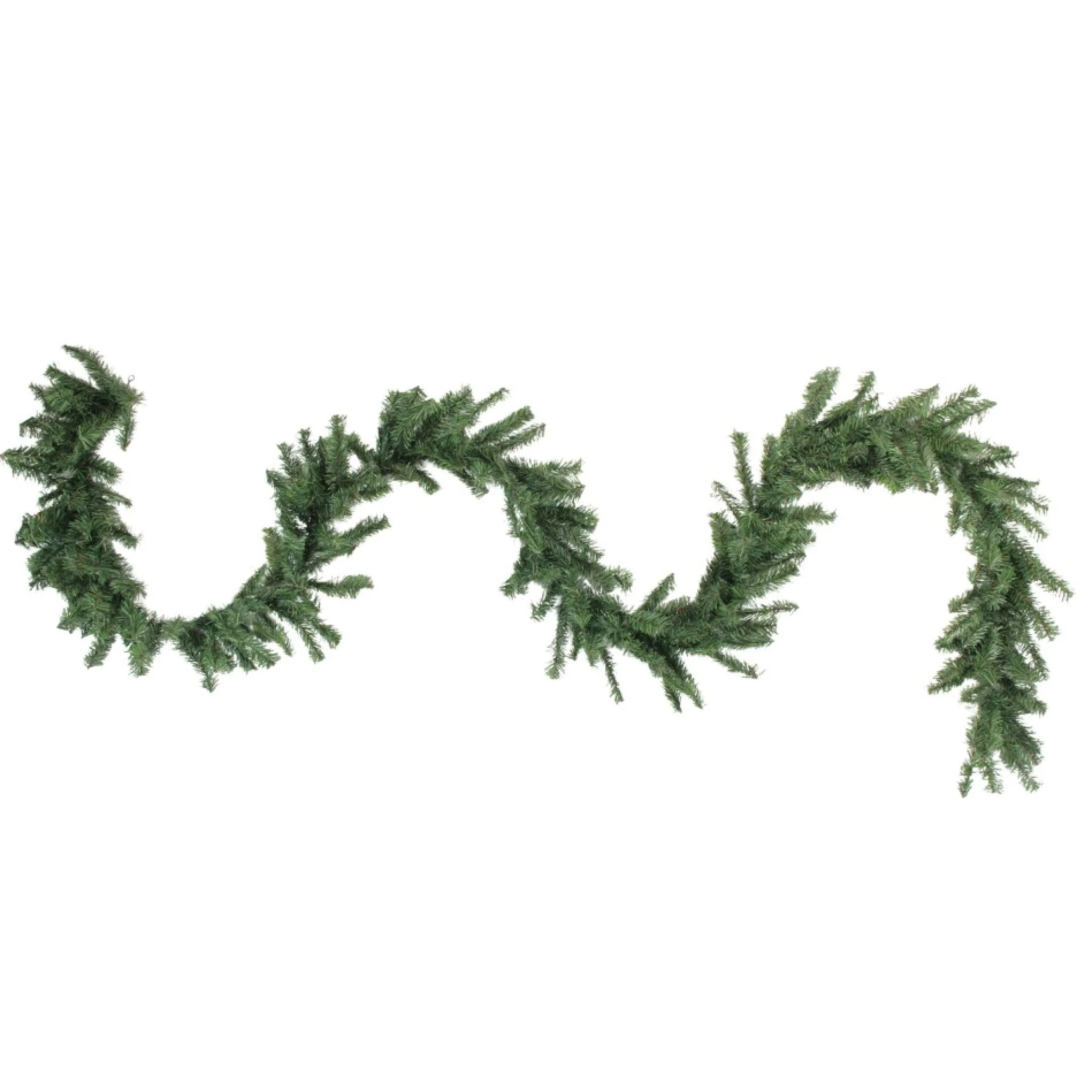100' X 14" Green Canadian Pine Commercial Length Artificial Christmas Garland, Unlit