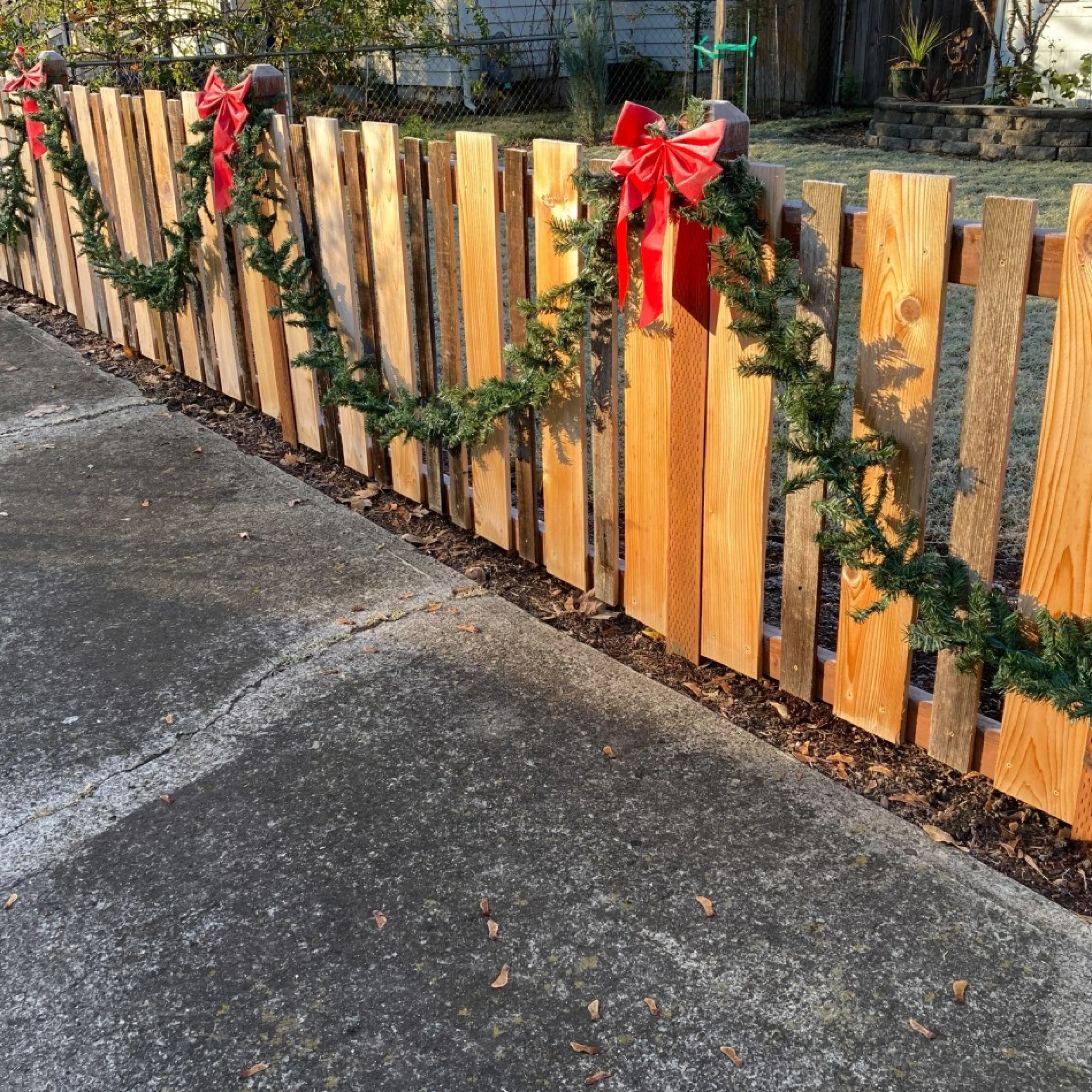 100' X 8" Green Commercial Length Canadian Pine Artificial Christmas Garland, Unlit