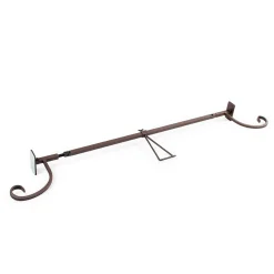 7.5" X 43" Hickory Brown Slim Single Door Garland Christmas Hanger