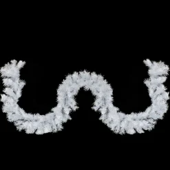 9' X 10" Icy White Iridescent Spruce Artificial Christmas Garland - Unlit