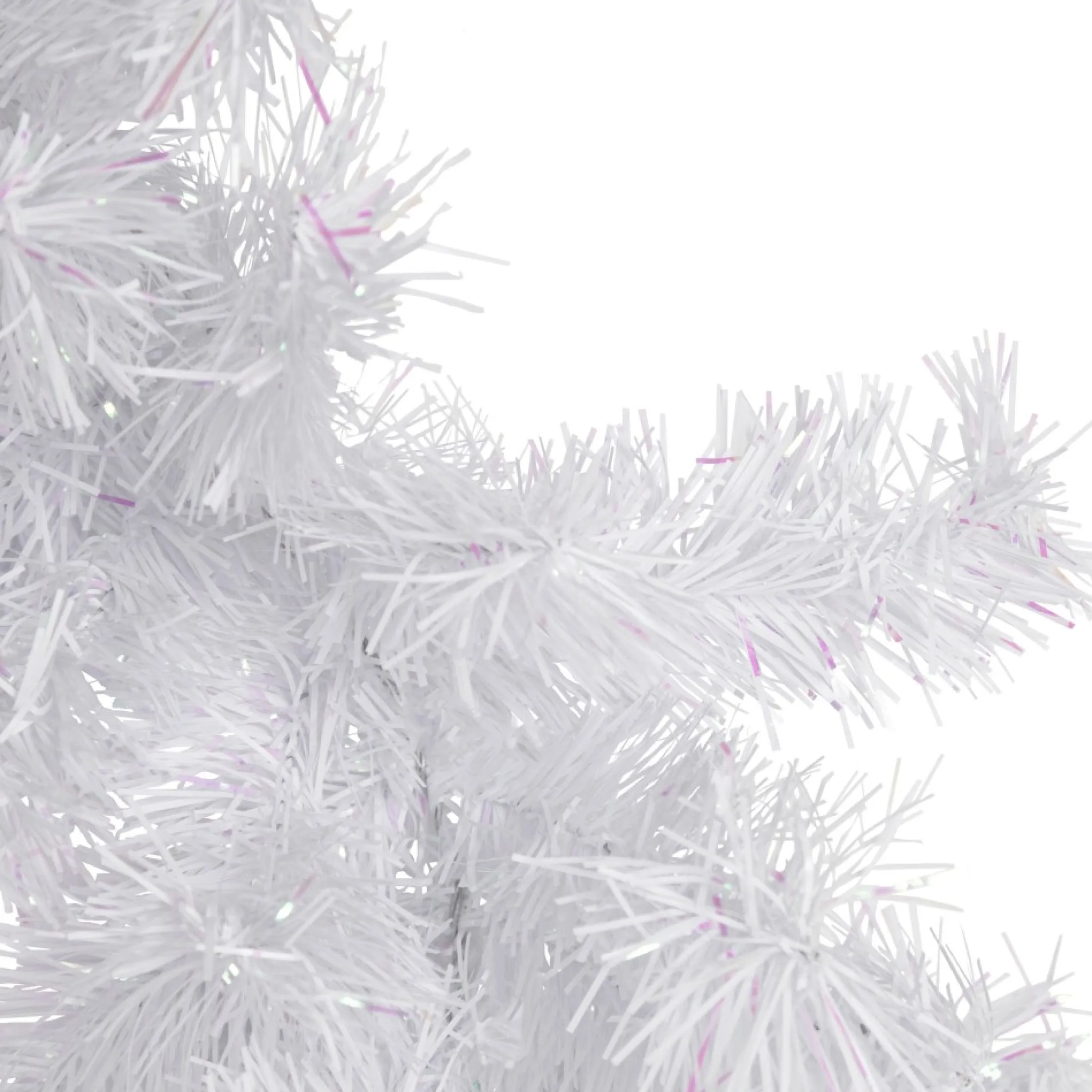 9' X 10" Icy White Iridescent Spruce Artificial Christmas Garland - Unlit