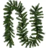 9' X 12" Mixed Green Beaver Pine Artificial Christmas Garland, Unlit