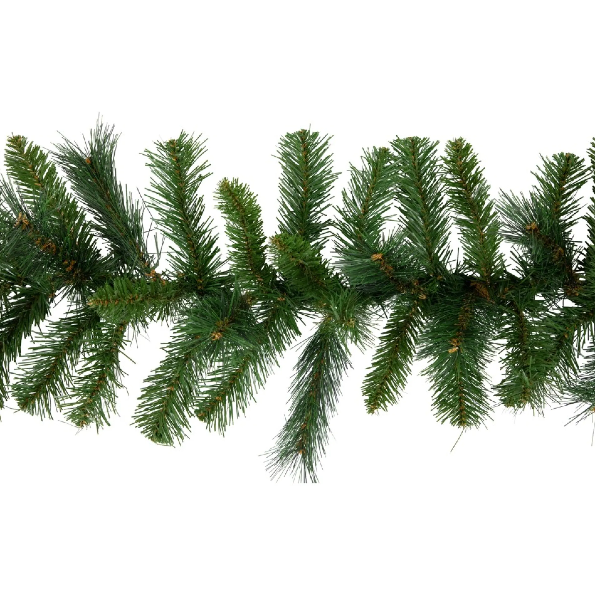 9' X 12" Mixed Green Beaver Pine Artificial Christmas Garland, Unlit