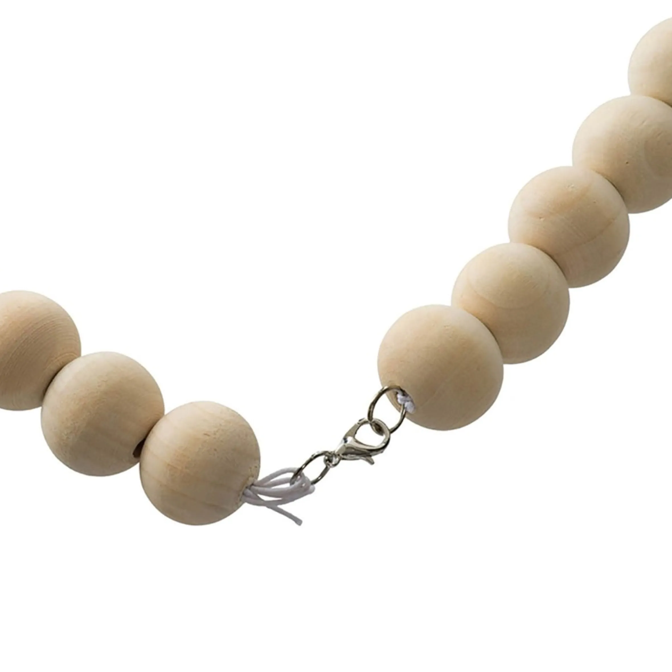3.1' X 2" Pine Sphere Beads Artificial Garland - Unlit