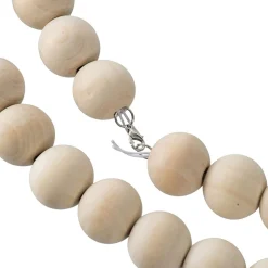 2.9' X 1.6" Pine Sphere Beads Artificial Garland - Unlit