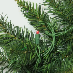 9' X 12" Pre-Lit Buffalo Fir Artificial Christmas Garland - Multi Led Lights