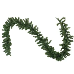 9' X 10" Pre-Lit Led Canadian Pine Artificial Christmas Garland, Clear Lights