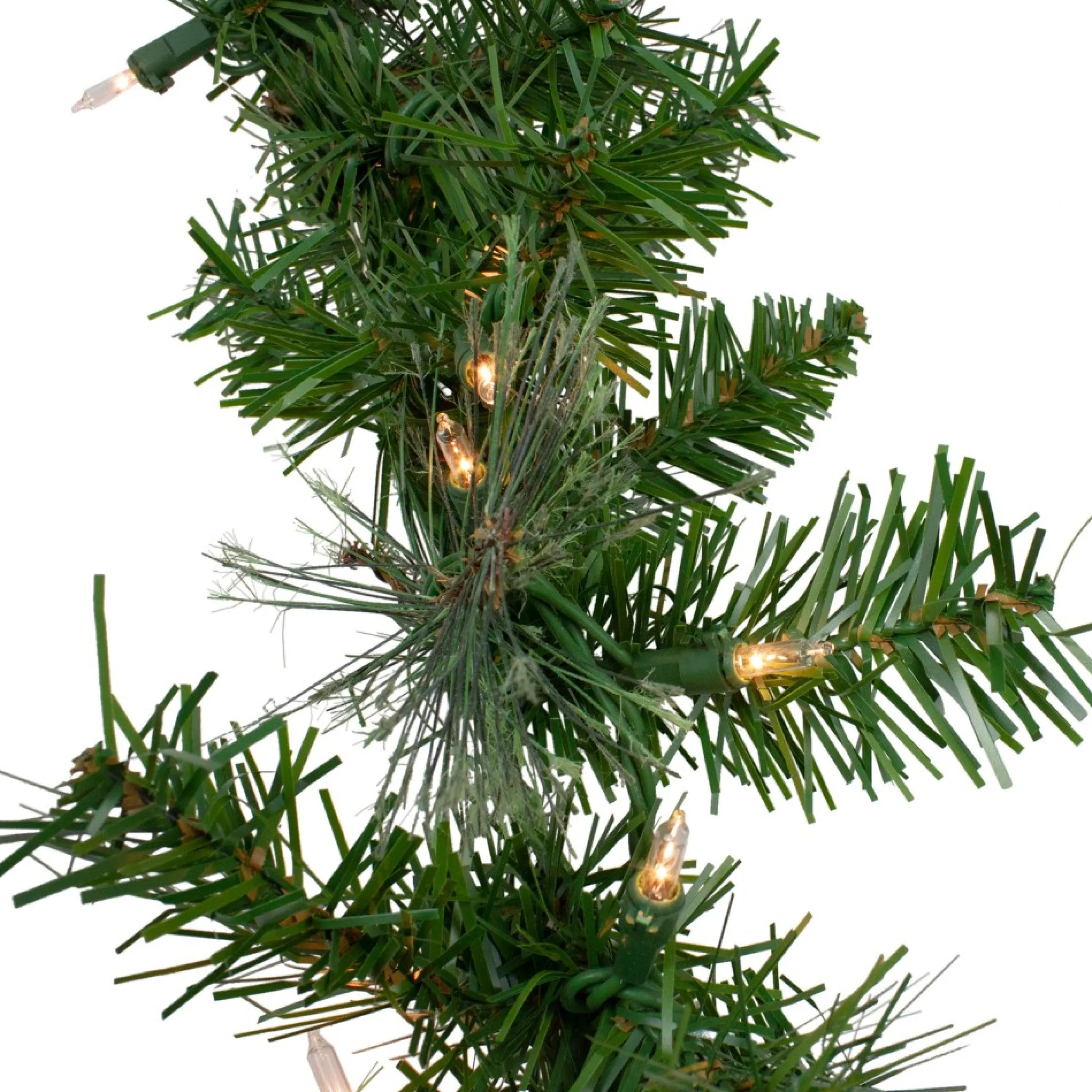 9' X 8" Pre-Lit Mixed Cashmere Pine Artificial Christmas Garland - Clear Lights
