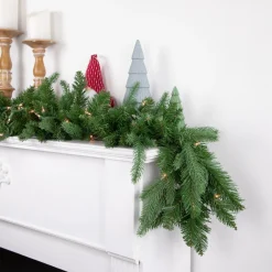 9' X 12" Pre-Lit Washington Frasier Fir Artificial Christmas Garland - Clear Lights