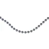15' X 0.25" Shiny Sky Blue Beaded Artificial Christmas Garland - Unlit
