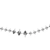 9' X 1" Shiny Star Of Bethlehem Beaded Artificial Christmas Garland - Unlit