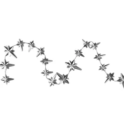 9' X 1" Shiny Star Of Bethlehem Beaded Artificial Christmas Garland - Unlit
