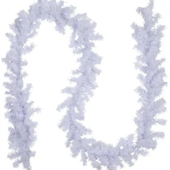 9' X 10" White Canadian Pine Artificial Christmas Garland, Unlit