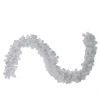 9' X 12" White Crystal Spruce Artificial Christmas Garland - Unlit