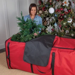 Xxl Upright Expandable Christmas Tree Storage Duffel 9Ft - 12Ft