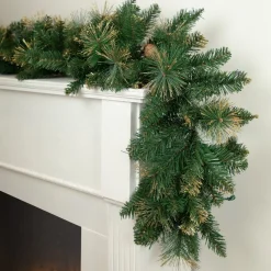 9' X 10 Yorkshire Pine Artificial Christmas Garland - Unlit